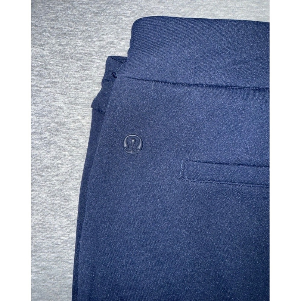 Lululemon Women Navy Blue Slim Tapered Leg Size S/P Luxtreme Stretchy Athleisure